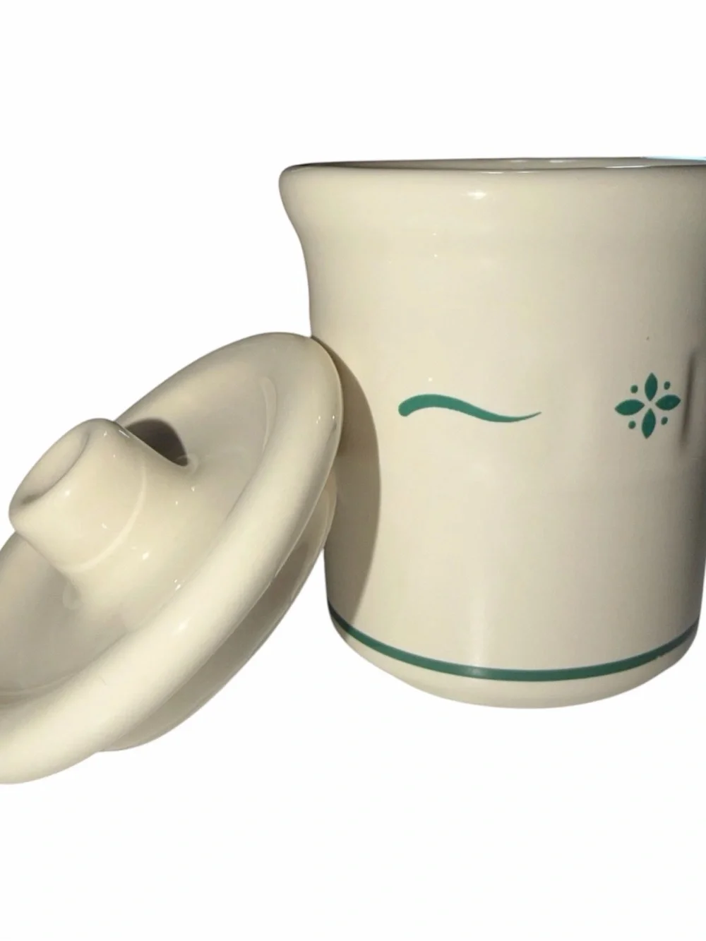 Longaberger Condiment Crock with Lid